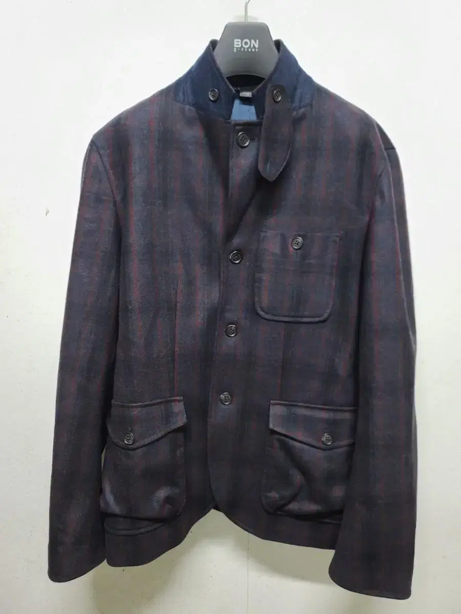 Armani Sport Wool Check Jacket Size 105