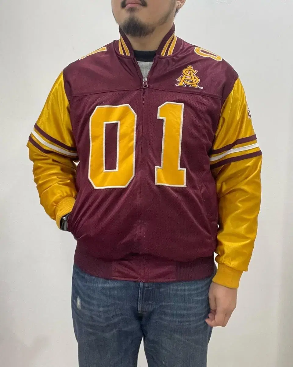 XL) 90s Arizona State NFL Reversible Team Jacket