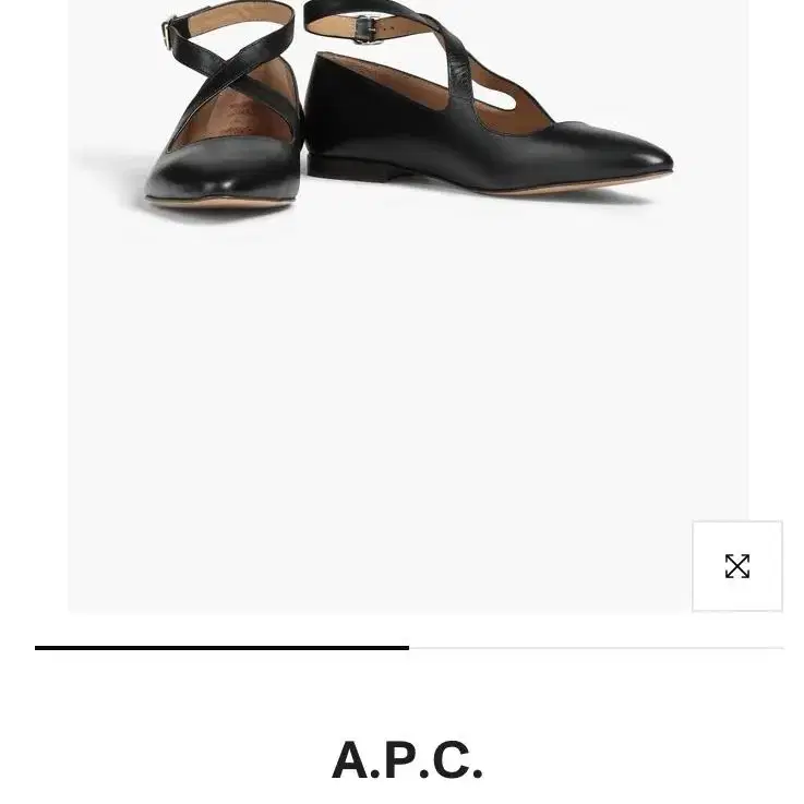 A.P.C. 아페쎄 플랫스트랩슈즈(maureen shoes) 36