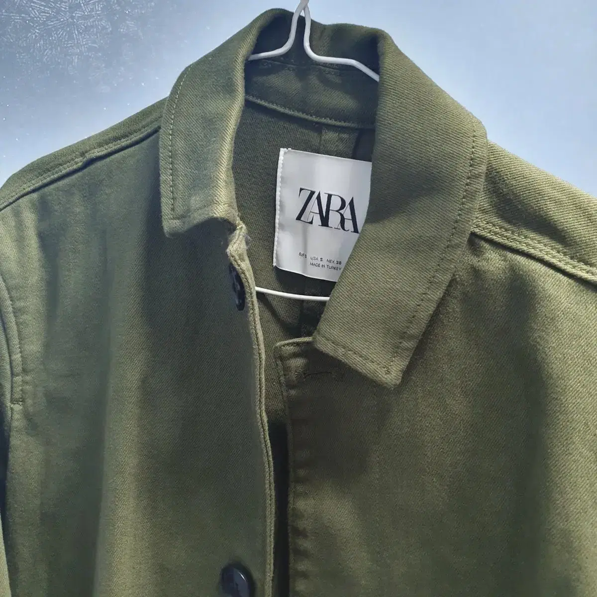 Zara Mac Coat in Khaki