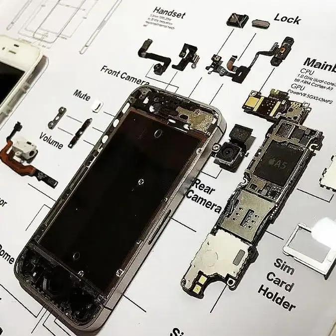 아이폰 4s 부품 액자