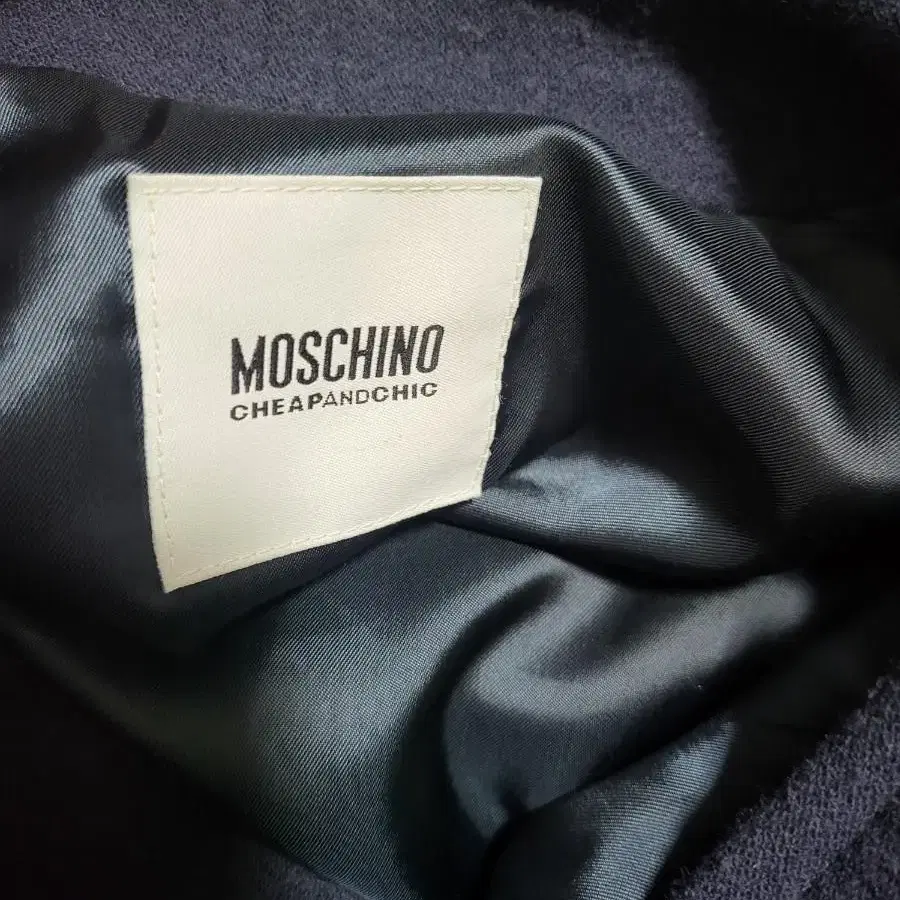 모스키노 moschino)ruffled wool coat