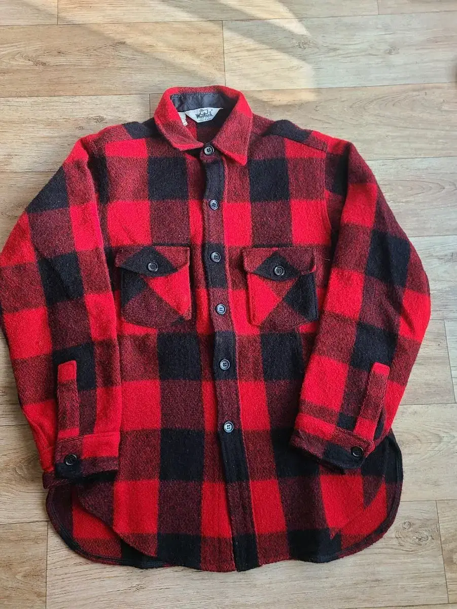 70s Woolrich Plaid Check Shirt Jacket