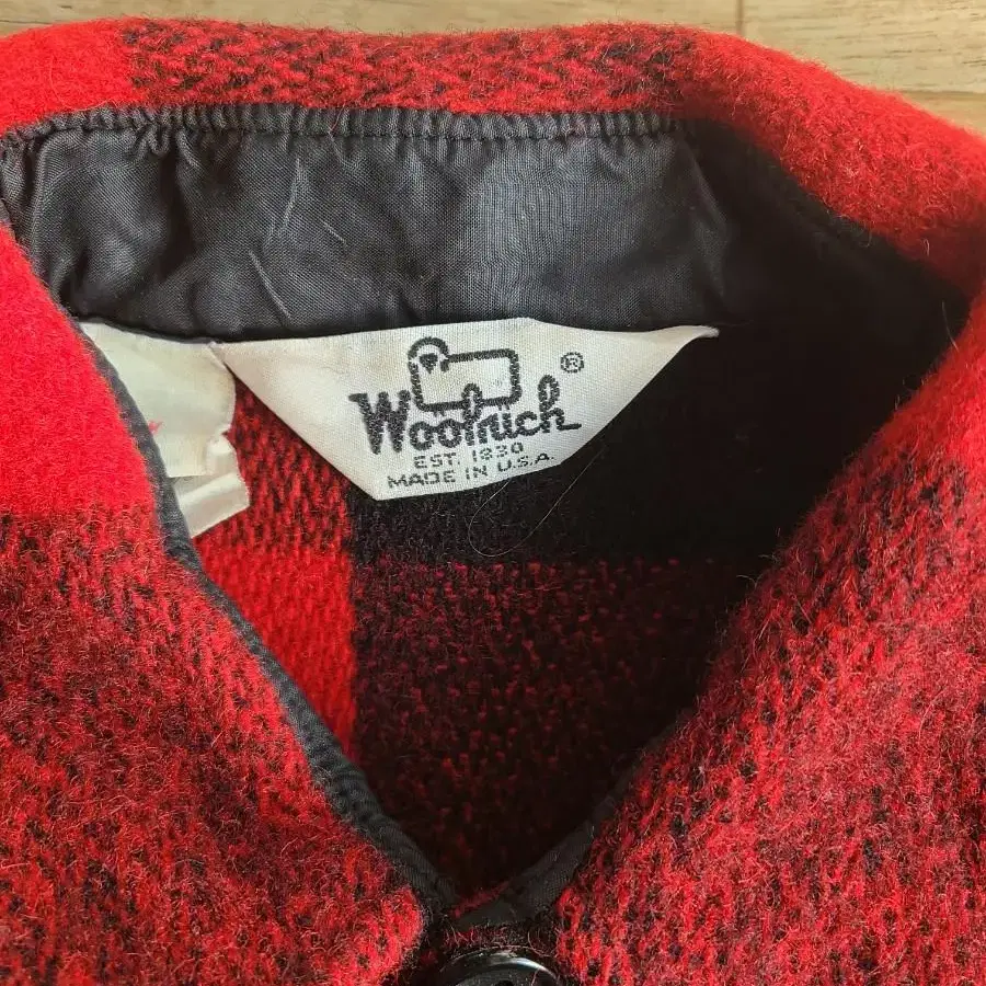 70s woolrich 울리치 플레이드 체크 셔츠 자켓