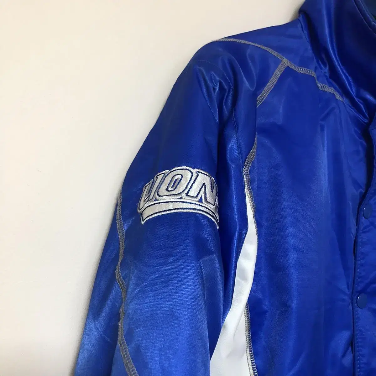 Vintage Ys blue cl 7 baseball jacket