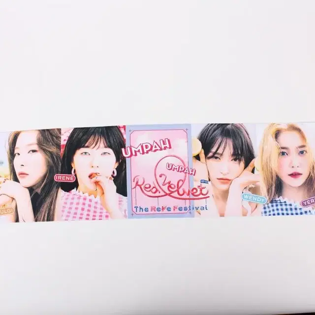 레드벨벳 굿즈 슬로건