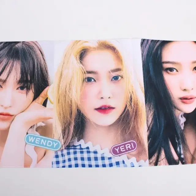 레드벨벳 굿즈 슬로건