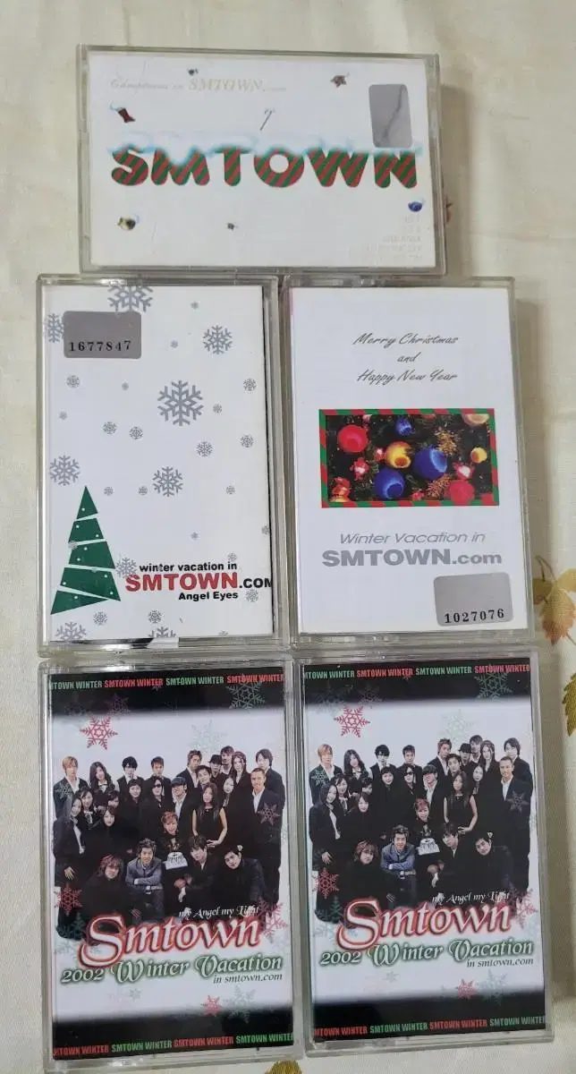 SMTOWN 카세트테이프 모음(X-MAS)