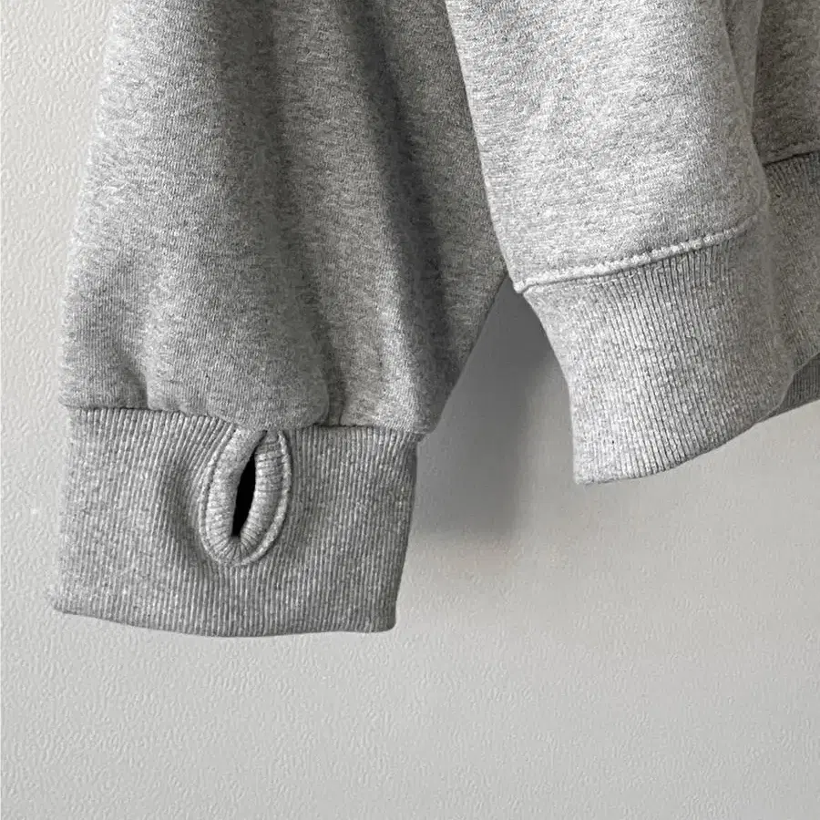 [새상품] Gray 남녀공용 워머 후드 티 warmer hood T