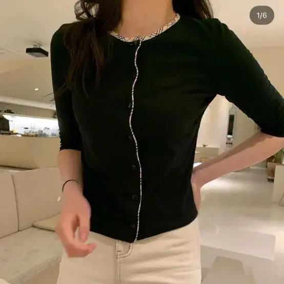 burberry slim cardigan