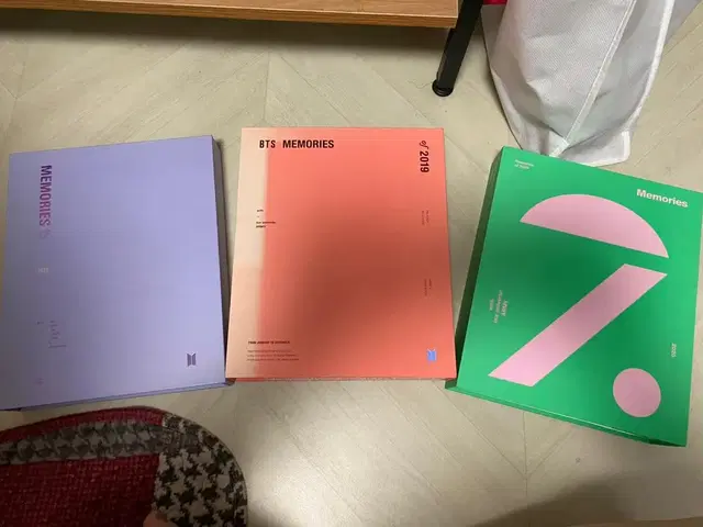 방탄소년단 메모리즈 2018,2019,2020 dvd