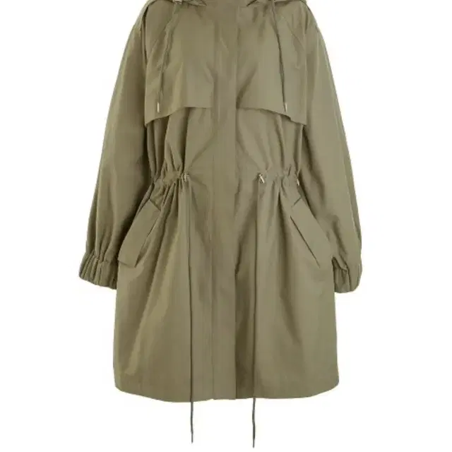 세릭 hood trench jacket beige