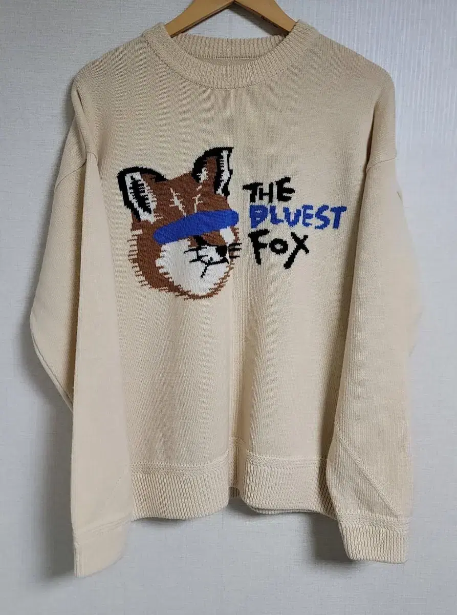 Maison Kitsune x Another Error/ Bluest fox knit/ A2