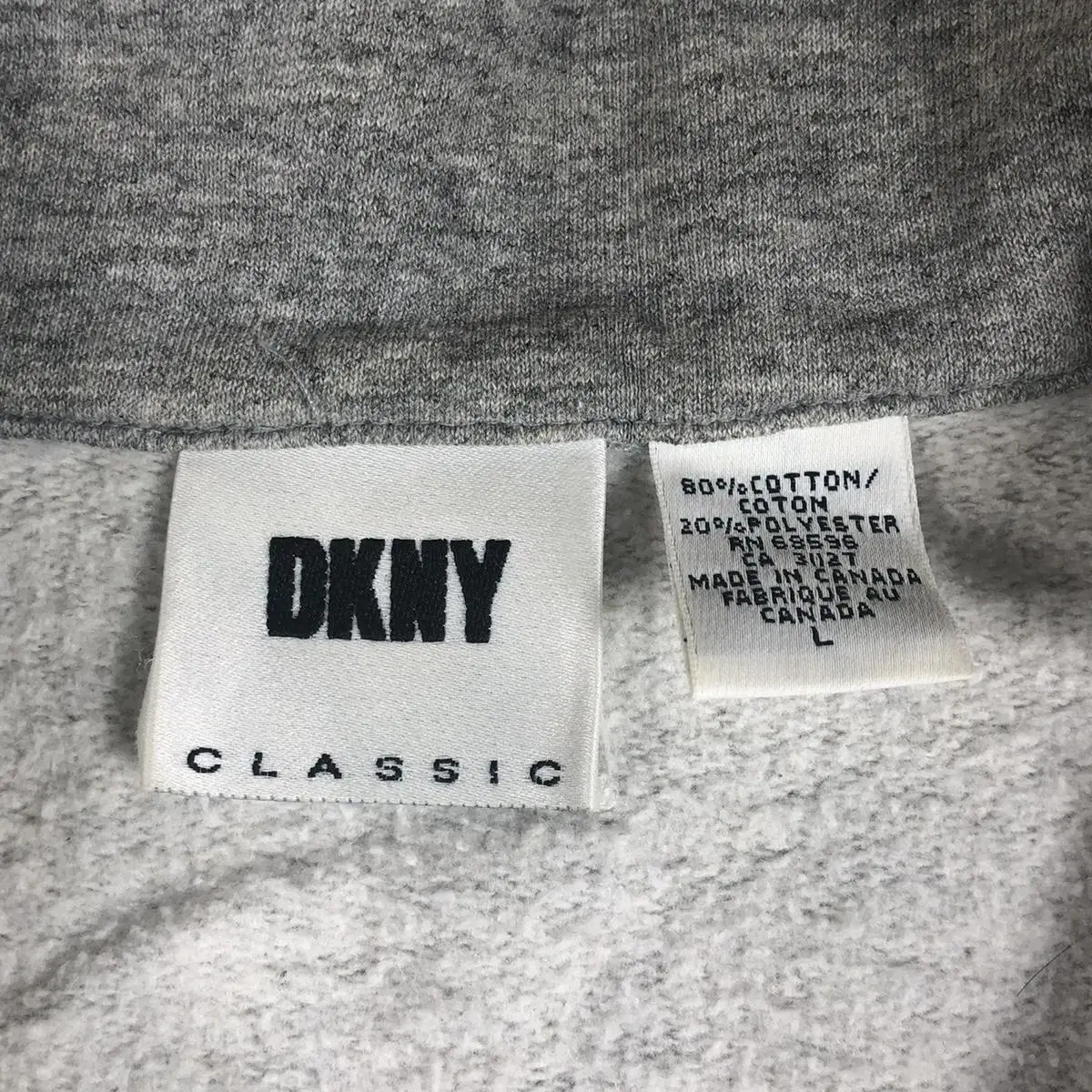 90s DKNY 하프집업 맨투맨 스웻셔츠