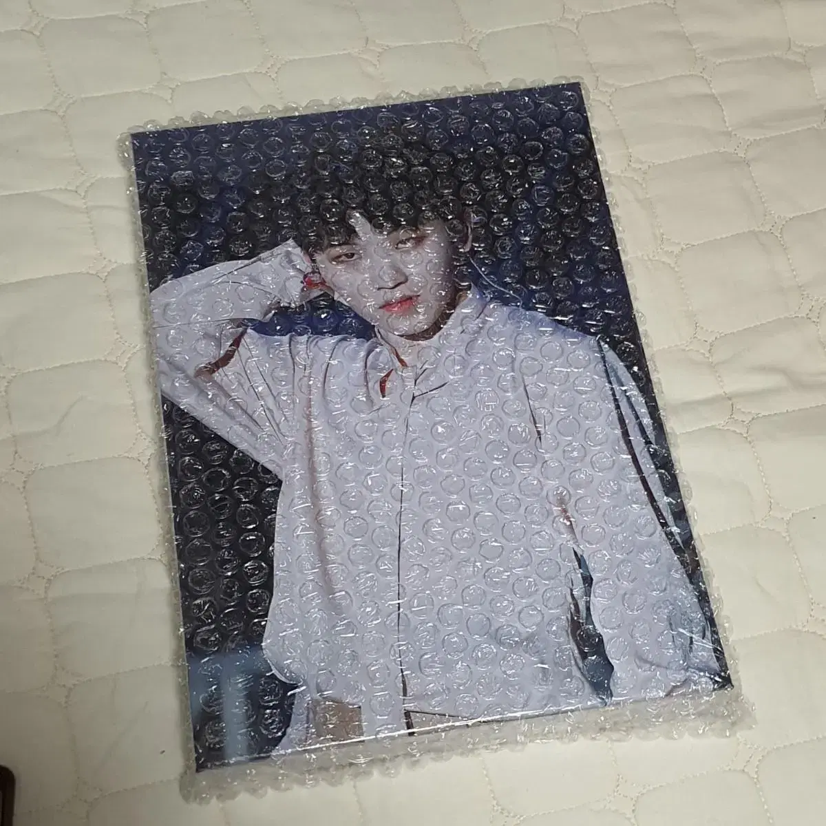 Seventeen A4 woozi Framed