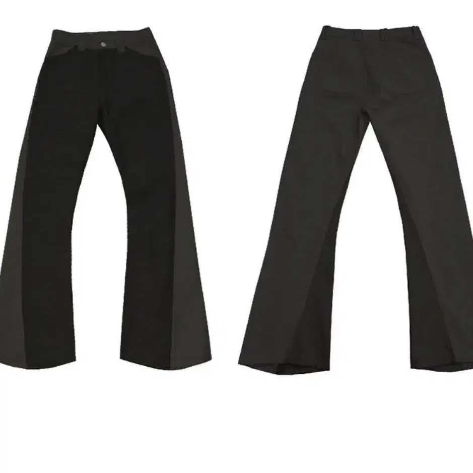 오호스 팬츠 contrast pants 블랙 m