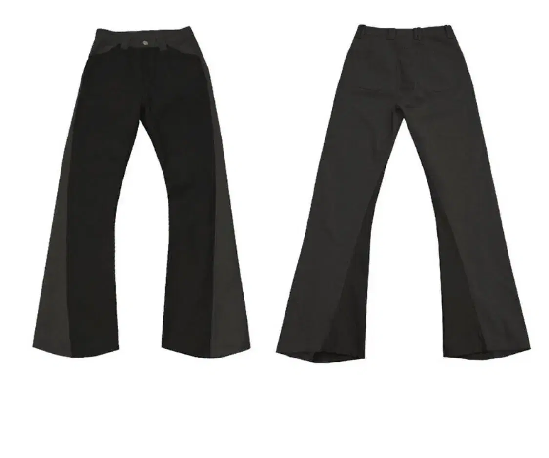 오호스 팬츠 contrast pants 블랙 m