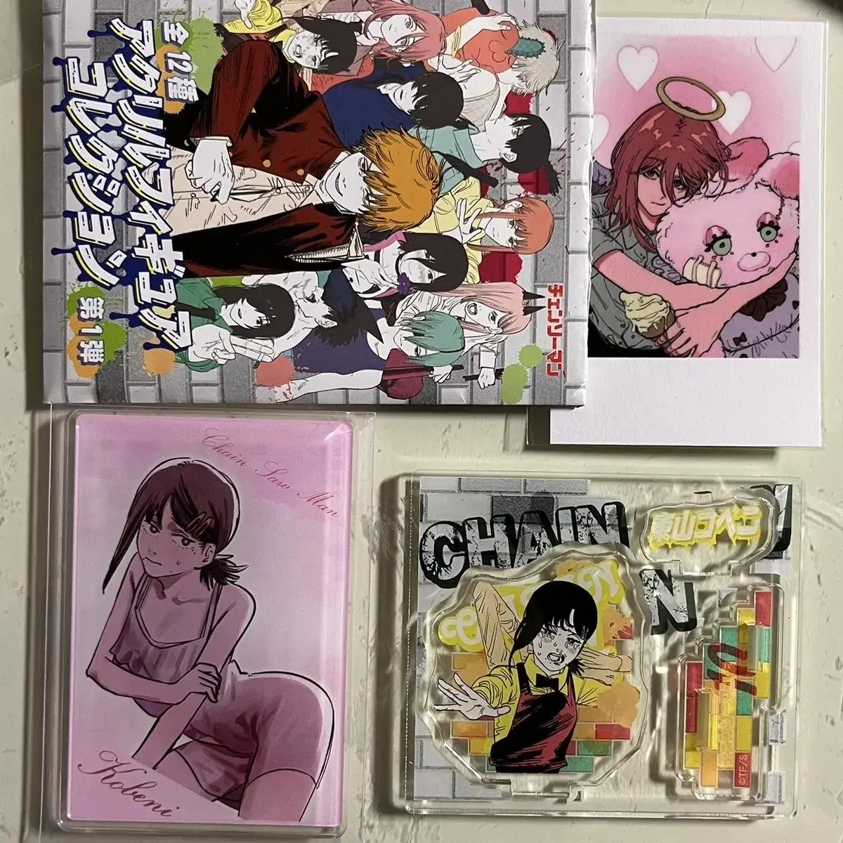 Chainsaw Man Kobeni Status FigureAcrylic Merchandise wts Passenger pola Angel