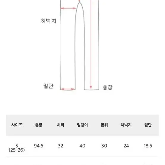 리아쥬르 생지바지 판매합니다