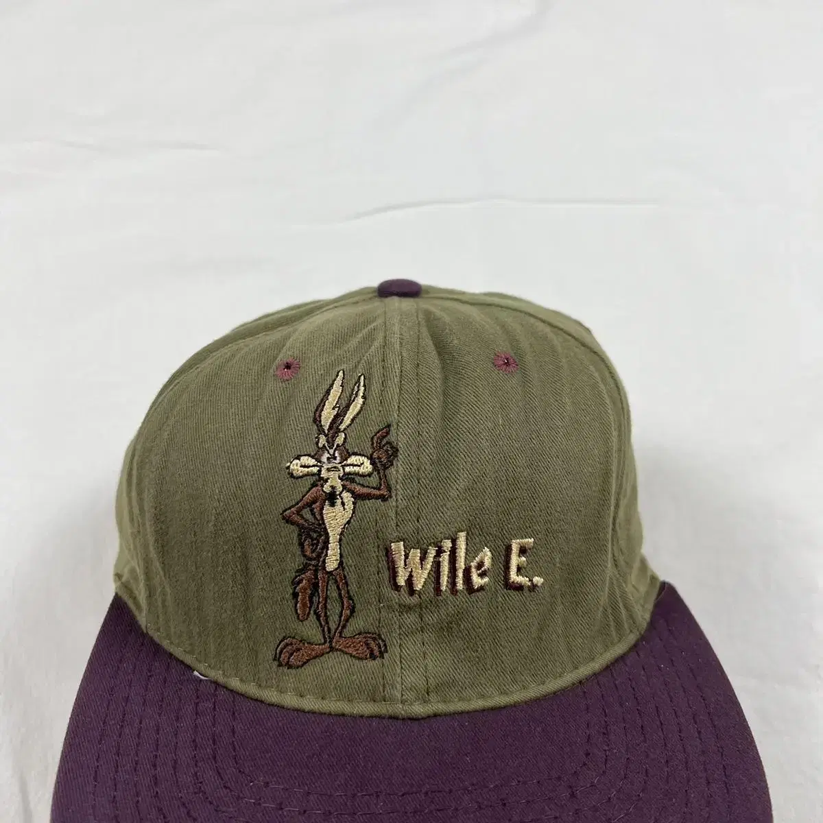 90s 91년도 루니툰즈 looney tunes wile.e 카툰 캡모자