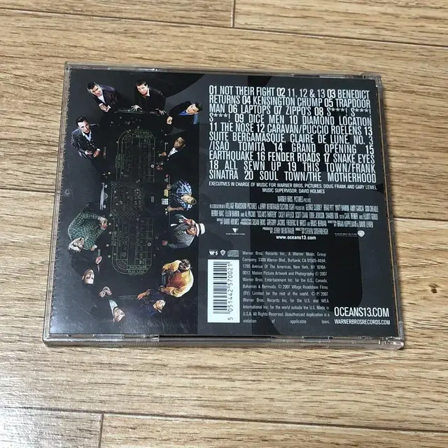 오션스 13 사운드트랙 CD by 데이빗 홈즈