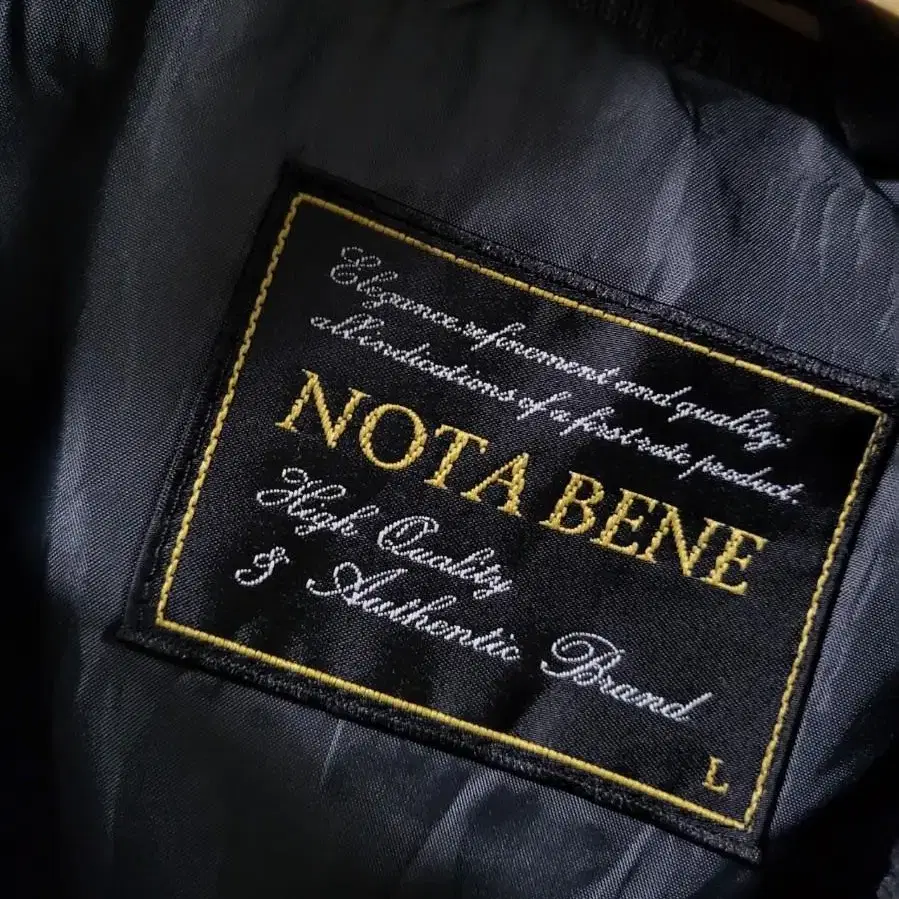 NOTA BENE 울 이중집업 자켓 95 3302