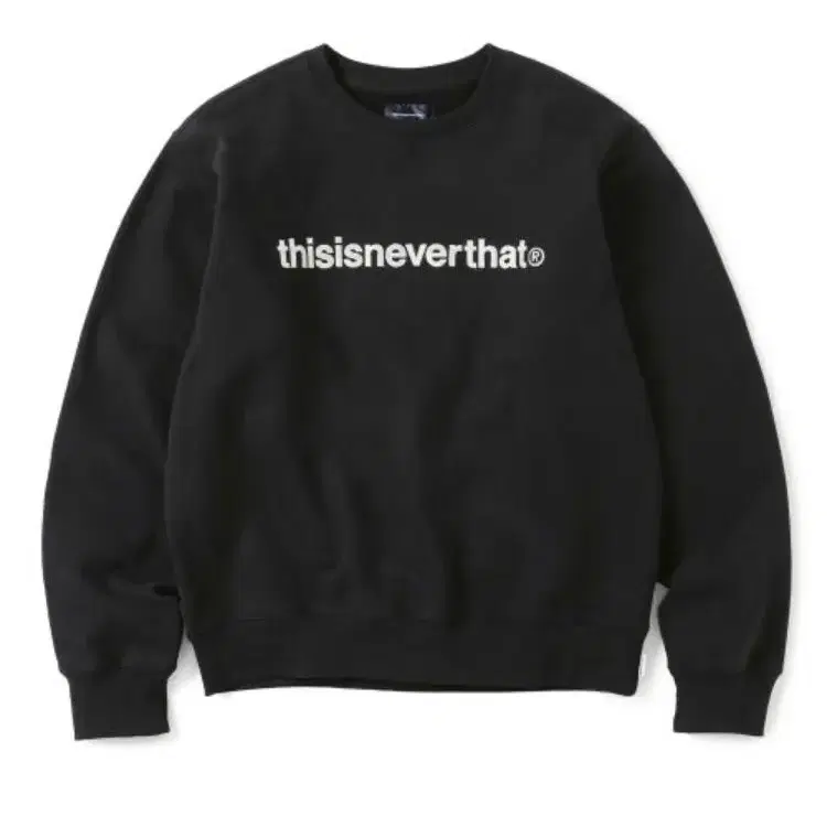 가격인하!![M]디스이즈네버댓 T-Logo Crewneck Black