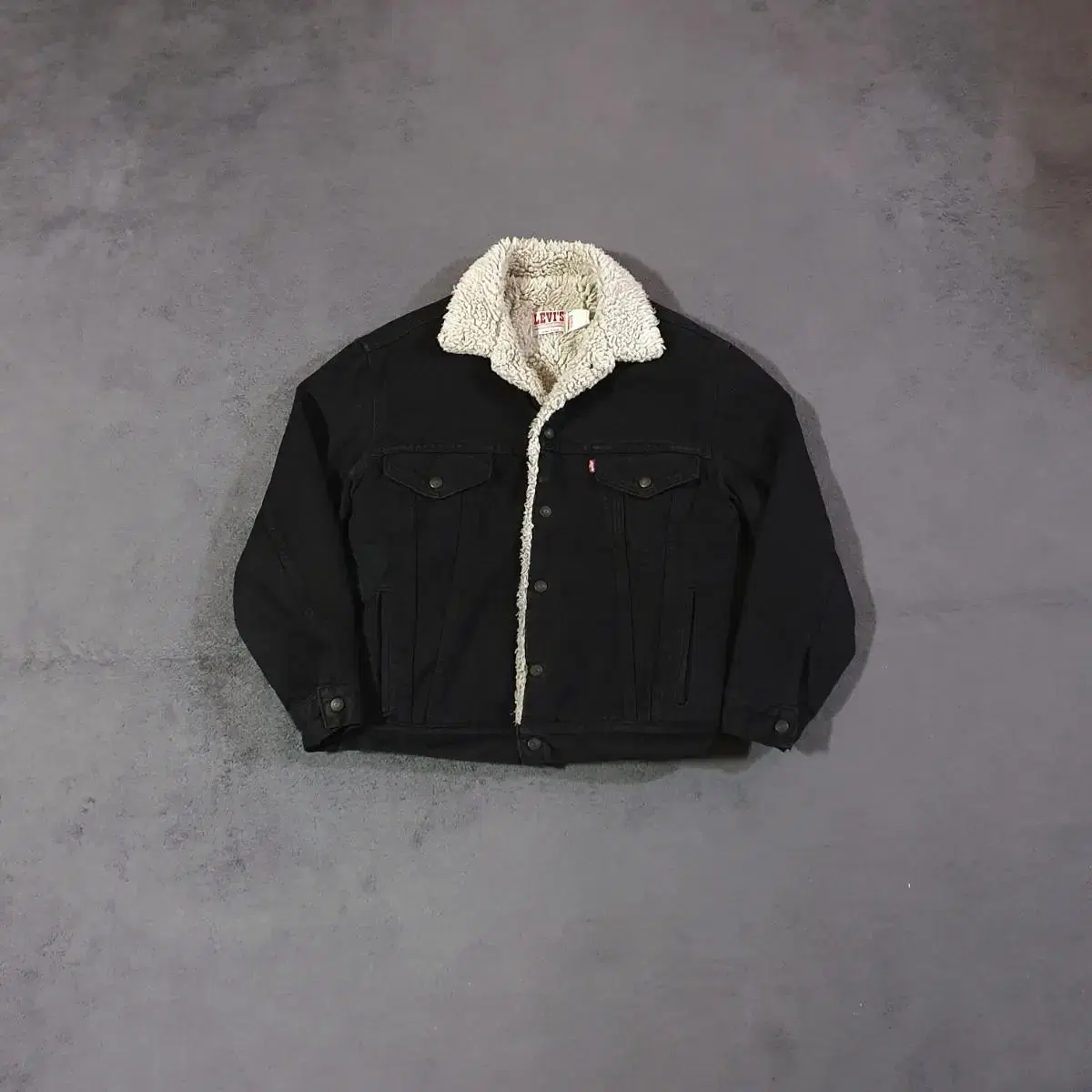 80's Levi's Fleece Sherpa Jeans Jacket 0