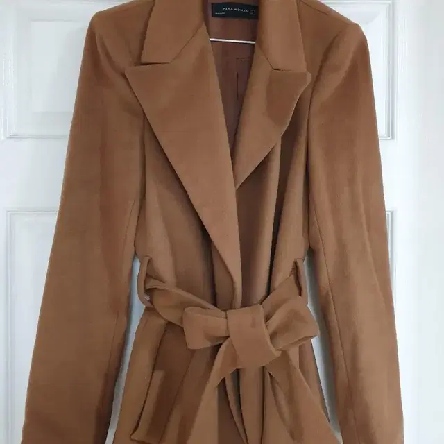 자라 카멜 탠브라운 색상 울코트 ZARA Wool coat