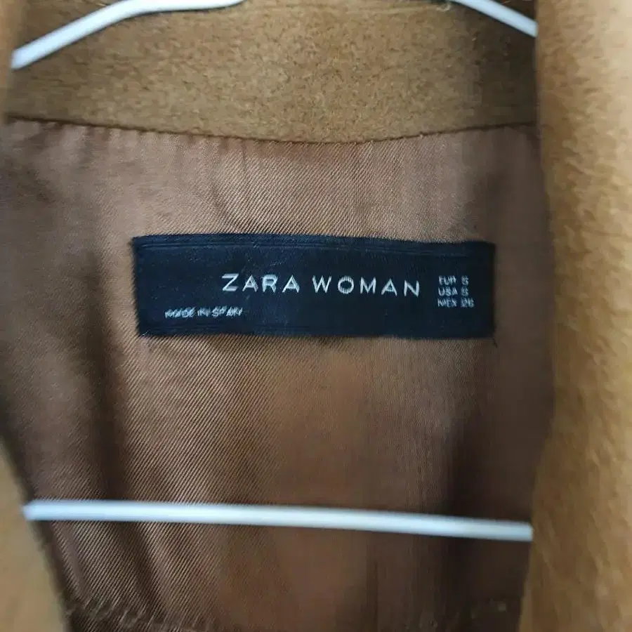 자라 카멜 탠브라운 색상 울코트 ZARA Wool coat