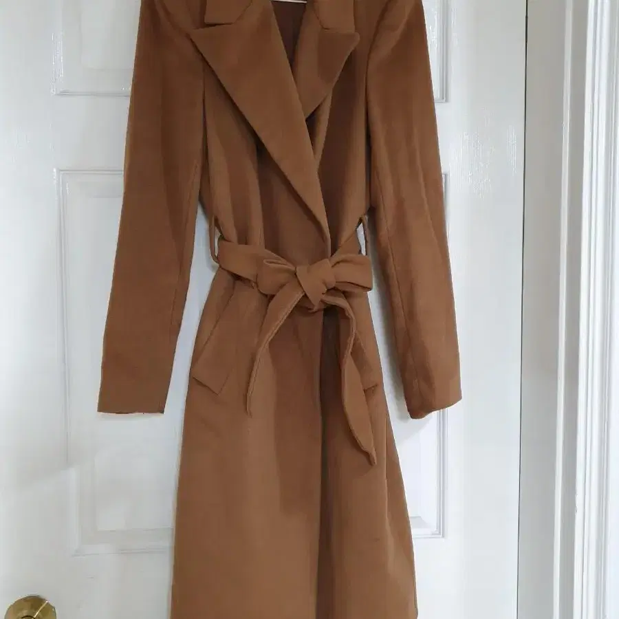 자라 카멜 탠브라운 색상 울코트 ZARA Wool coat