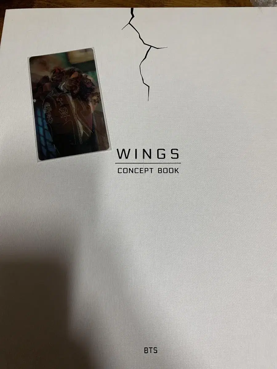 BTS WINGS Concept Book Wings Concept Book full set w/ Seokjin lenticular 