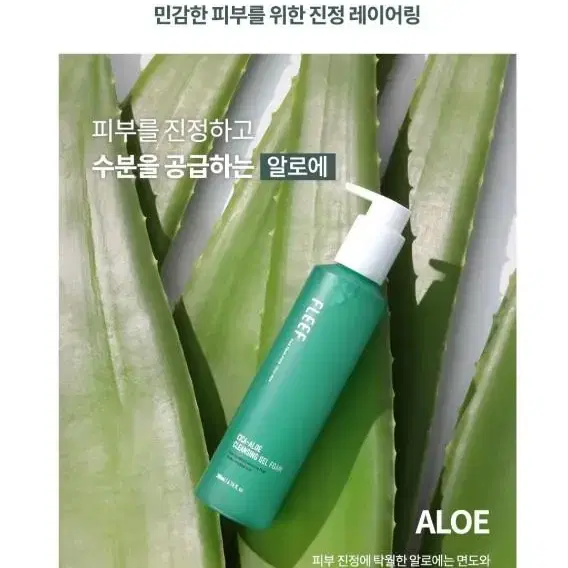 플리프 시카 알로에 클렌징 젤 폼 200ml 여드름성 피부 완화 화장품