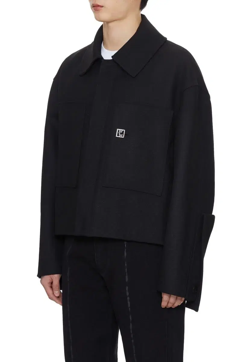 (50) Wooyoung Woo / Wool Crop Jacket Jumper