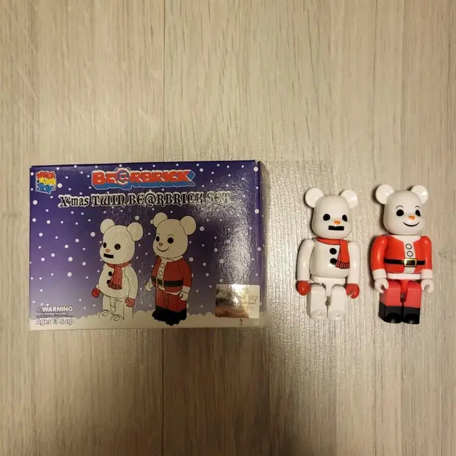 (정품/개봉) 베어브릭 2002 X'MAS TWIN BEARBRICK S