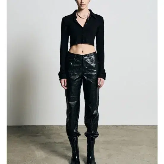 line leather pants