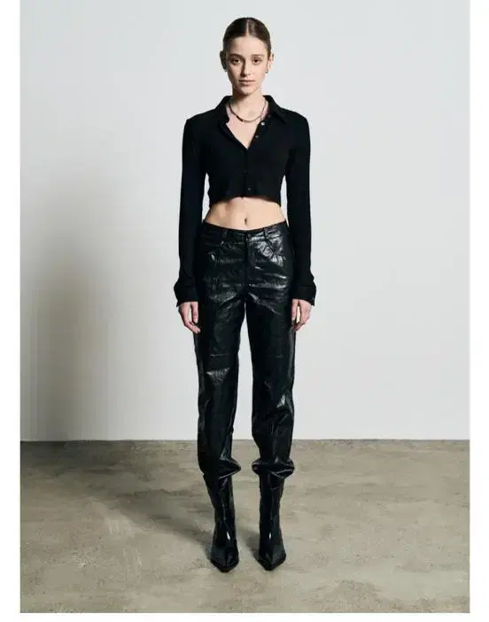 line leather pants