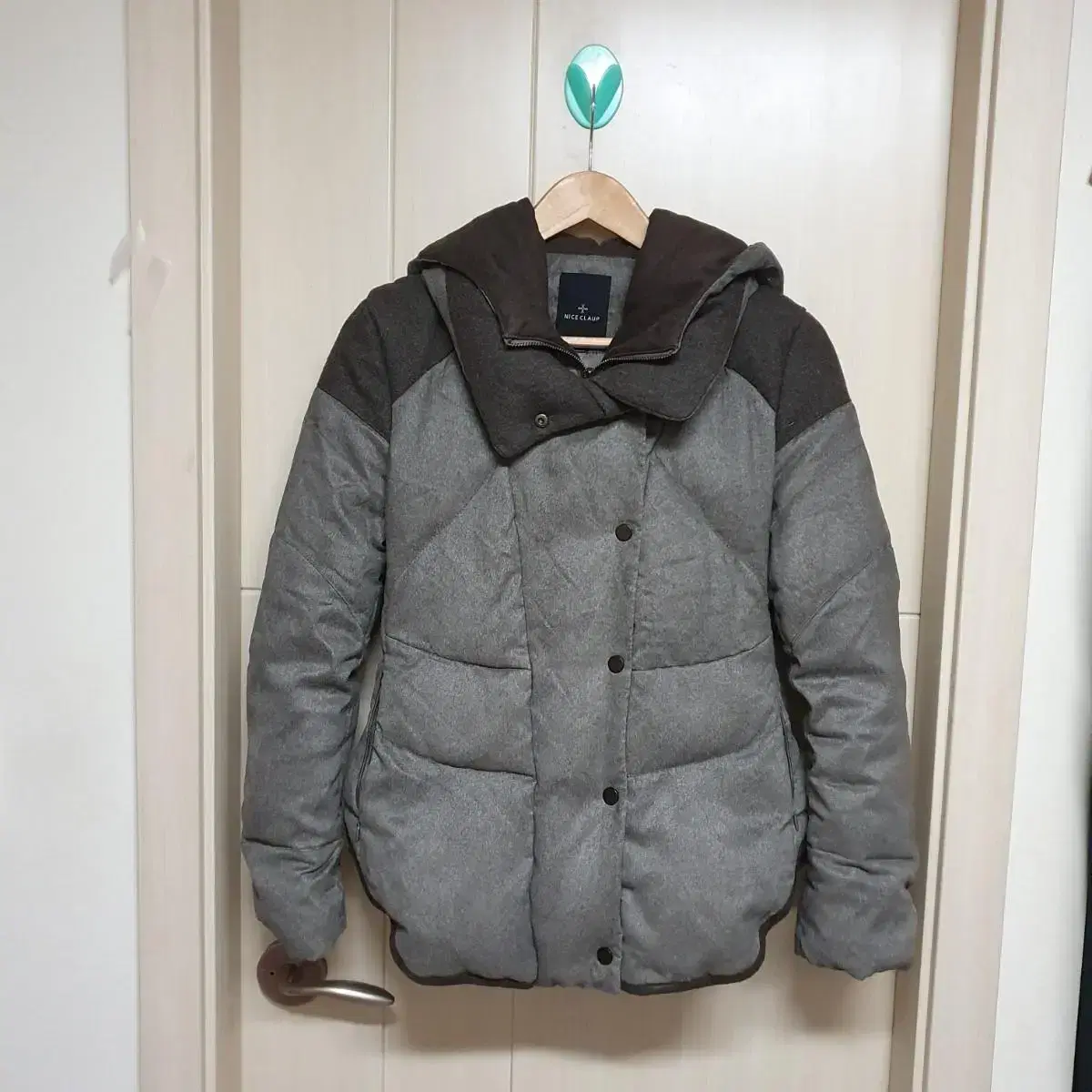 Nice Clop Short Padded Down Hooded Parka S (chest 88 cm)