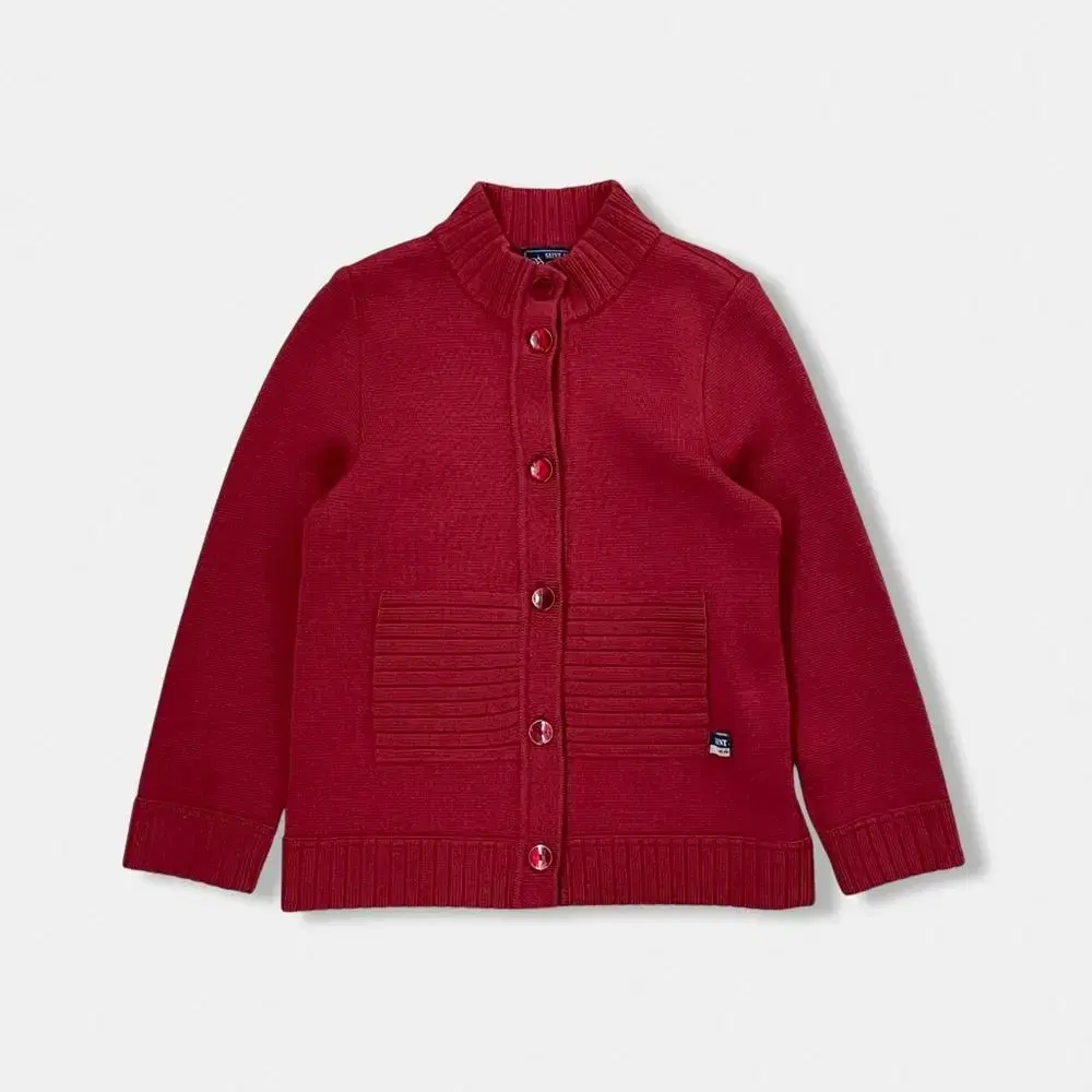 (36) 빈티지 세인트제임스 Red wool 가디건