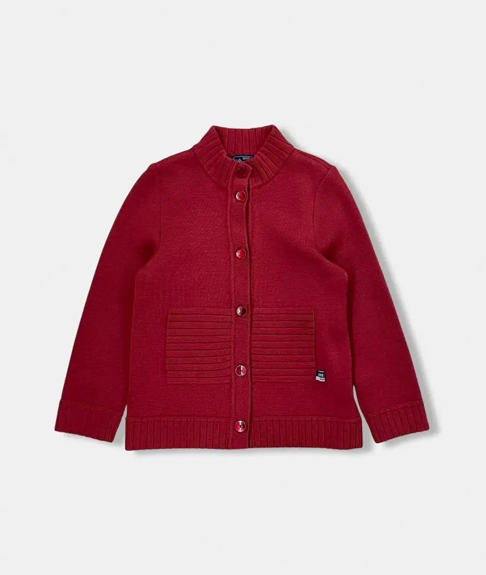 (36) 빈티지 세인트제임스 Red wool 가디건