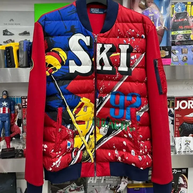 폴로 스키 polo ski 1992 hybrid down jacket