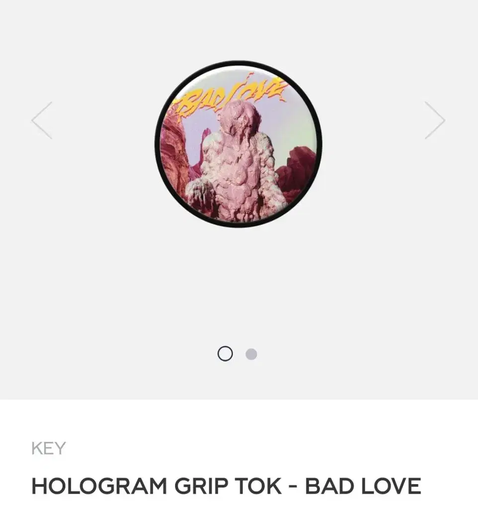 SHINee key BAD LOVE GripTalk Unsealed