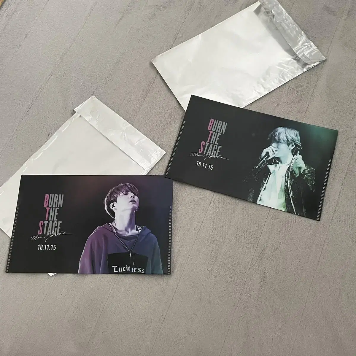 BTS Burn the Stage jungkook JK Taehyung v V Ticket Holder