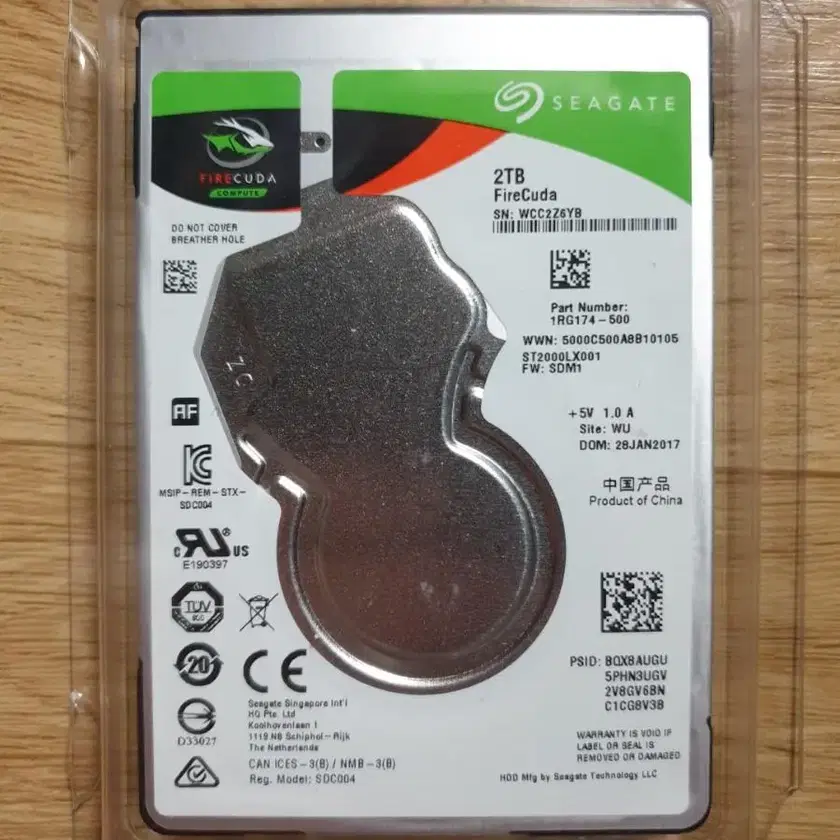 HDD/ODD/SSD #시게이트,#2tb,#2테라,#sshd,#파이어쿠다 on Bunjang Global Site.