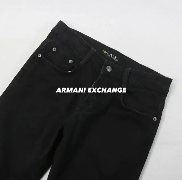 armani exchange 스키니 블랙 진 (여성용 28-29)