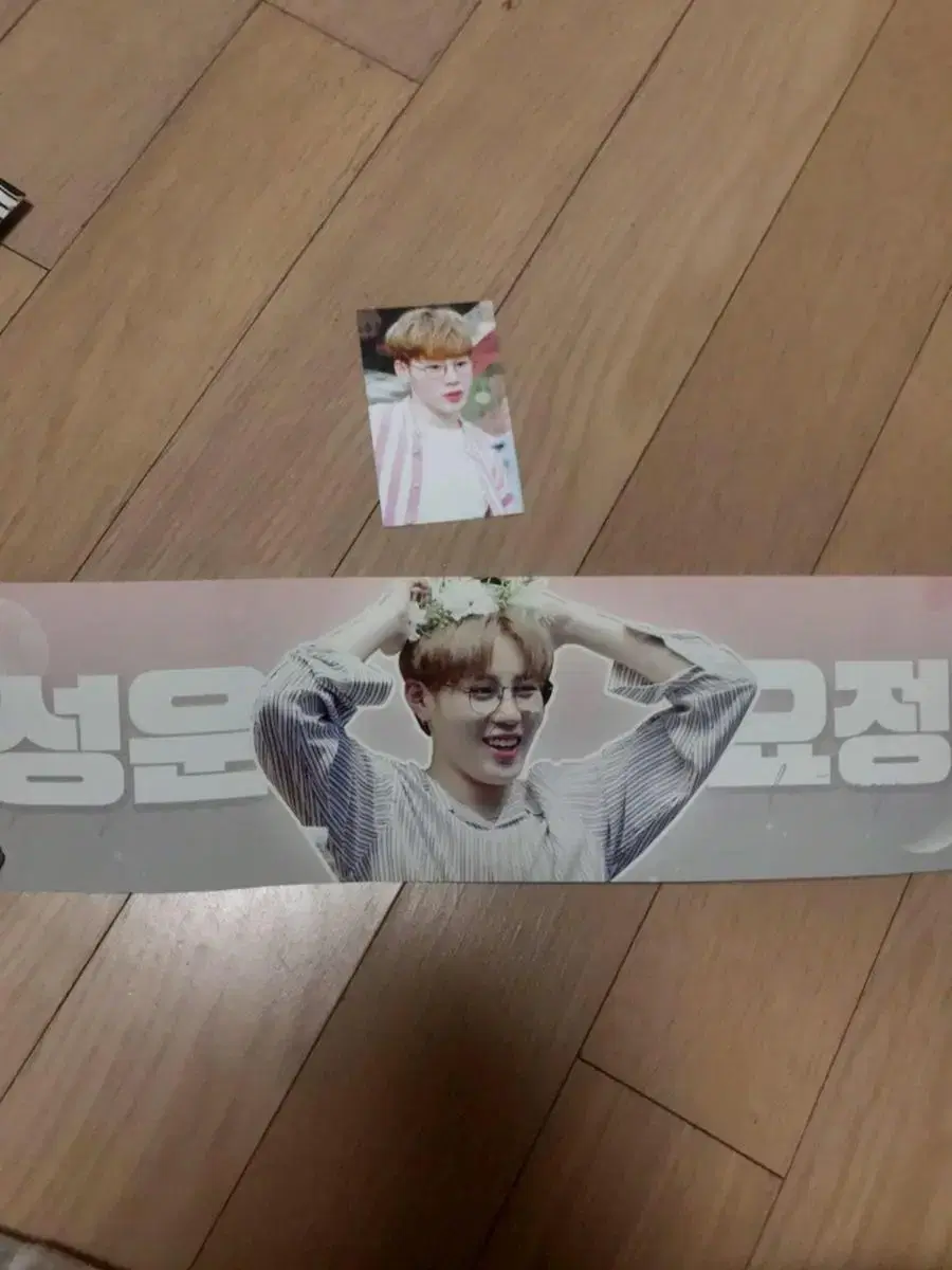 Bulk Sungwoon Ha unofficial goods (slogan photocard)