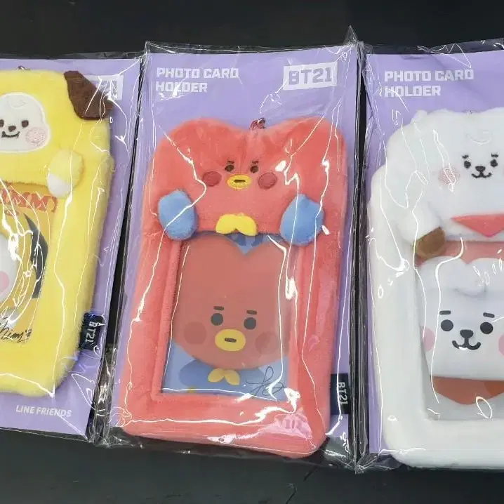 bt21 스터디윗미 베이비 치미 베이비 알제이 포카홀더