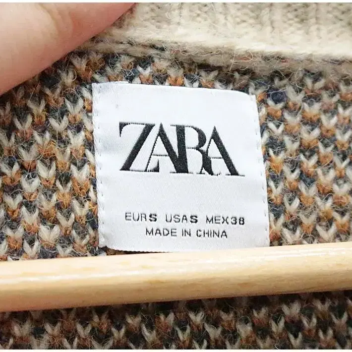 [S] ZARA 자라 아가일 니트 가디건 (20%세일)