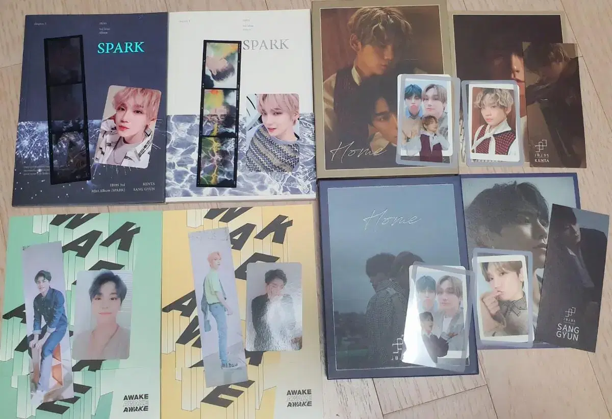 JBJ95 Kenta, strains 1, 2, and 3, including photocard 