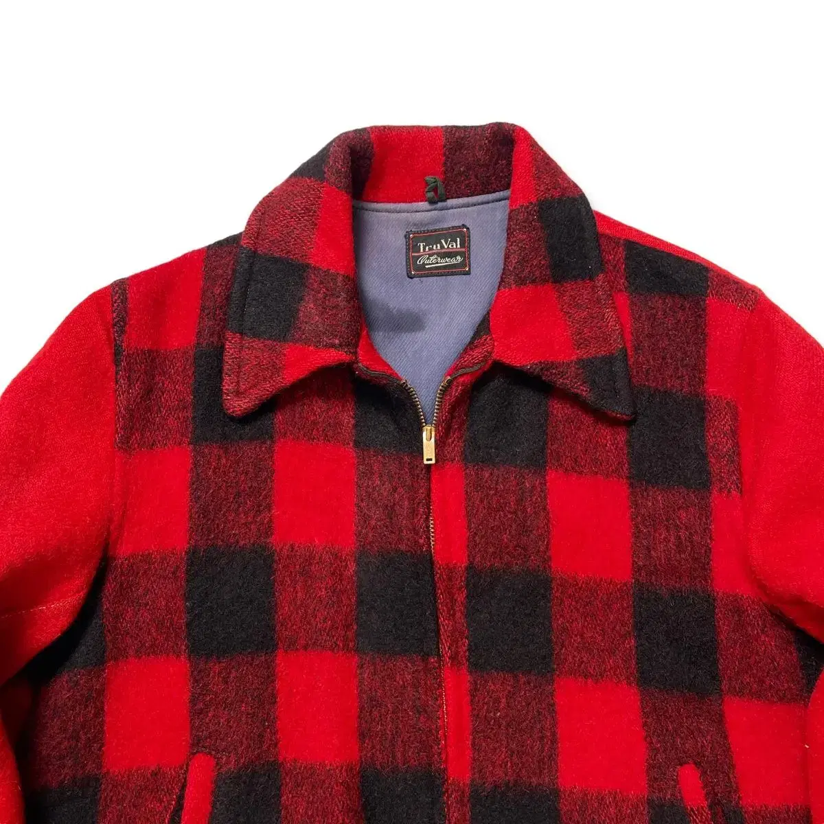 50s Tru val Rockabilly Check wool jacket